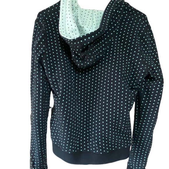 PNB Nation Reversible Crown Polka Dot Women’s S Hoodie NYC Streetwear MINT RARE - Picture 7 of 9